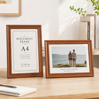 A4 Holz-Zertifikatsrahmen, Einfacher A3 Gewerbescheinrahmen, Fotorahmen Großhandel