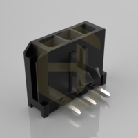 Connecteur de carte à angle droit en laiton pour PCB, pas de 3,0 mm, HC-MX3.0-3AW, boîtier en nylon IP20 pour appareils électroménagers MOLEX