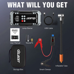 Arrancador de Baterías de Litio de 26000mAh, 1800A de Arranque, 3750A de <span class=keywords><strong>Pico</strong></span>, para Motocicletas y Motores de Gasolina y Diésel de 10L - Product Image 6