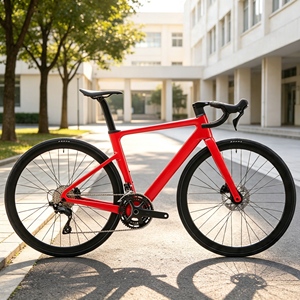 Vélo de route en carbone directement de l'usine, flexible, pour course, gravel, cross-country, aventures cyclistes en extérieur, ABC-17, 24 vitesses, transmission fluide - Product Image 3