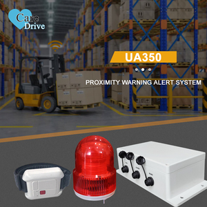 ระบบป้องกันการชนกันของอุปกรณ์หนักเชิงพาณิชย์ Alwaycare ระบบ UWB แบบพกพา กันน้ำ วัสดุ ABS ระยะตรวจจับ 50-100 เมตร - Product Image 1