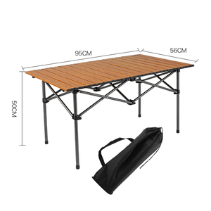 Camping <b>Folding</b> Moon <b>Chair</b> Egg Roll <b>Table</b> Outdoor PortableTable Home <b>Dining</b> <b>Table</b> for Pinic Camping - Product Image 4