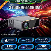 Q5 Projektör 2026 Video 4k Destekli Yerel 1080P Akıllı WIFI Ev Sineması LCD Kablosuz 600 Ansi Lümen Projektör