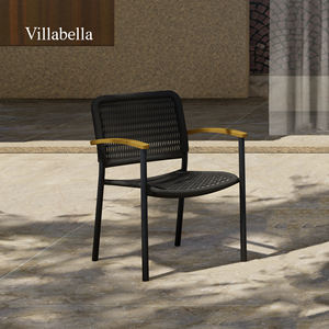 Sillas de Bistró Comerciales para Cafetería, Muebles de Exterior para Restaurante, Sillas Apilables de Aluminio para Terraza y Jardín - Product Image 1