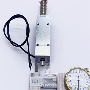 U1095s 50 मिमी स्ट्रोक सोलनॉइड कोइल dc <span class=keywords><strong>24v</strong></span> 40n बल ओपन फ्रेम पुश प्रकार प्रिंटर के लिए - Product Image 2