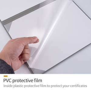 Maroon Hard Cover titolare del titolo 8.5x11 titolare del certificato copertura del certificato del titolo di graduazione - Product Image 5