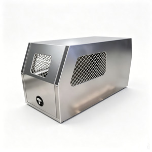<span class=keywords><strong>Jaula</strong></span> de aluminio de 700 mm <span class=keywords><strong>para</strong></span> perros, tipo caja de camión, adaptable a la plataforma de un Ute o Bakkie con toldo. - Product Image 3