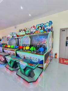Máquina de Juego Operada con Monedas NINIX de Simulación de Disparos de Agua para Cuatro Jugadores con Soporte en Inglés y Compatibilidad con Enchufes EU/US/UK/AU - Product Image 4