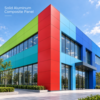 Panneau en aluminium massif blanc enduit de PE 4 mm 4x8, résistant au feu et durable pour façade de bâtiment - Prix usine
