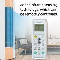 Télécommande universelle K-1028E pour climatiseur, compatible avec Haier, Hitachi, Panasonic, LG, Sharp, Gree, Midea, Bosch, Toshiba, Sanyo
