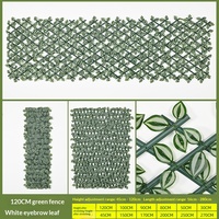 Valla Verde Artificial Retráctil, Enrejado Expandible con Hojas Realistas de LDPE para Pantalla de Privacidad Comercial y Decoración de Jardín