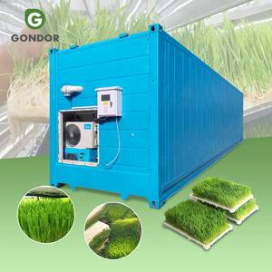 Machine de germination hydroponique compacte pour la production de fourrage d'orge verte pour animaux - Product Image 1