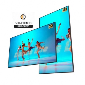 Écran LCD haute luminosité et afficheur numérique multi-tailles de haute qualité pour affichage publicitaire 43 49 55 65 à cadre ultra-fin - Product Image 1