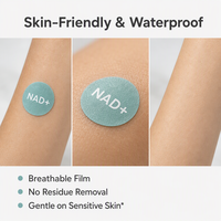 Patch Vitamin Transdermal Resveratrol NMN 500mg dengan Logo Kustom NAD+ untuk Kesehatan Jangka Panjang & Kulit Bercahaya