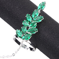 Nouvelles bagues géométriques en cristal plaqué or double couche pour femmes, ornées de strass, faites à la main, cadeau pour couple