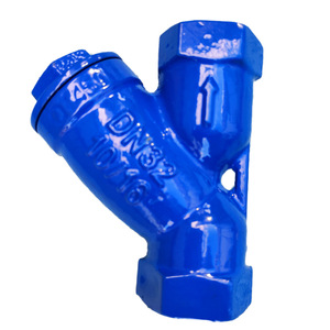 Vanne de filtration d'eau en fonte ductile à filetage interne GL11H 16Q avec tamis en acier inoxydable - Product Image 1