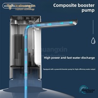 Pompe à eau électrique portable pliable avec bec verseur, distributeur d'eau rechargeable à commande tactile pour usage domestique quotidien