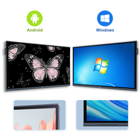 75 İnç Android/Linux Sistemli 4+32G 4K İnteraktif Beyaz Tahta, Kalemli Eğitim/Şirket Ofis Beyaz Tahtası, Yapay Zeka Fonksiyonlu