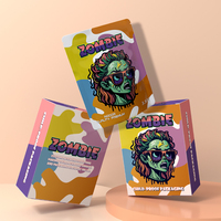 Boîtes de présentation personnalisées Cali en Mylar imprimé pour aliments, fleurs, bonbons, holographiques, anti-odeur, avec fermeture éclair, logo, pour aliments pour animaux et gelées
