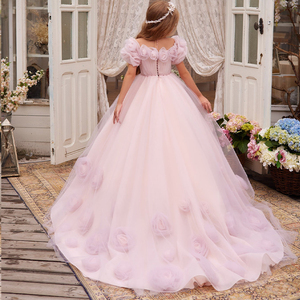 High Quality Kids Princess <strong>Girl</strong> <strong>Dress</strong> Flower Formal Evening Flower <strong>Girls</strong> <strong>Dresses</strong> Wedding Party Ball Gown Kids <strong>Dresses</strong> for <strong>Girls</strong> - Product Image 5