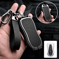 Étui de clé de voiture en cuir et alliage de zinc le plus populaire pour Geely Xingyue Boyue Pro Geometry C
