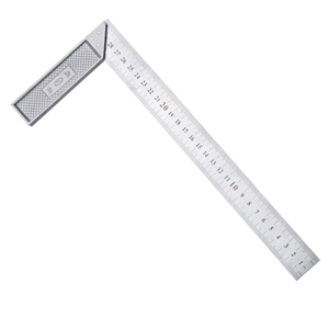 KBD Nuevo <span class=keywords><strong>Regla</strong></span> Angular Profesional Multifuncional Personalizada de Acero Inoxidable y Aleación de Aluminio 2.0-500mm con Graduación de 1mm para Medición - Product Image 1