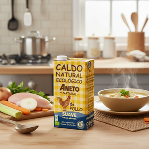 Venta caliente hecho en España 6X1L sopa fresca natural pollo sabroso caldo Orgánico Bajo en sal sabroso - Product Image 3