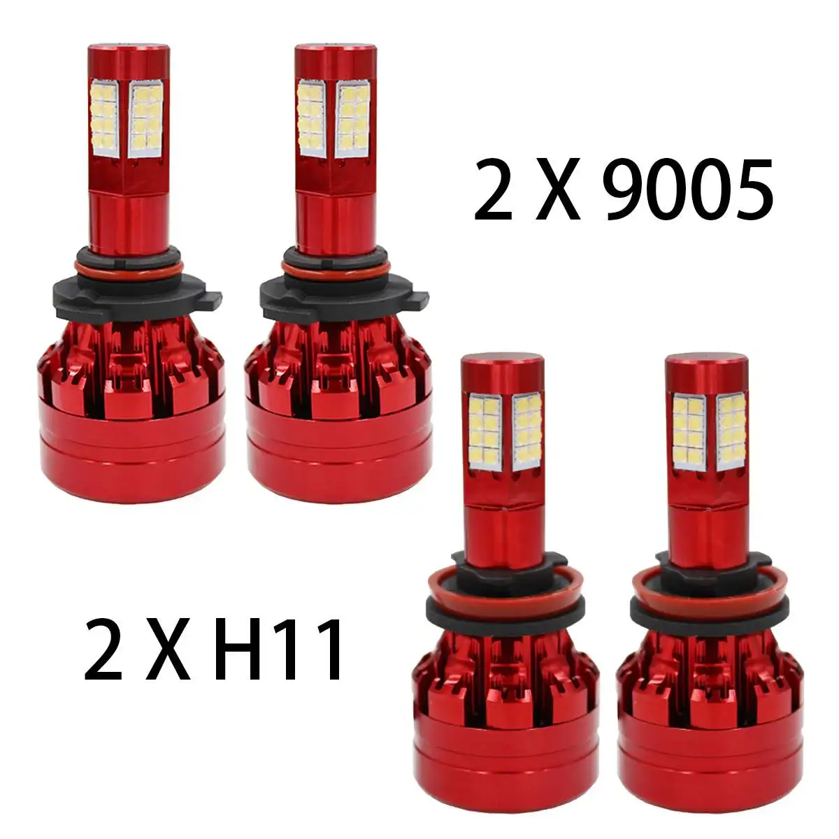 4 pièces 9005 H11
