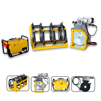 Nouvelle soudeuse hydraulique semi-automatique certifiée ISO pour soudure bout à bout DN180-DN450, refroidissement par air 1-3KW 380V JQHJ-HDC450 pour tuyaux HDPE