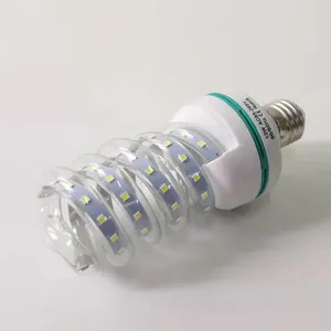 Светодиодная лампа со спиралью и цоколем E27, освещение на 360 градусов, энергосберегающая лампа-кукуруза для помещений