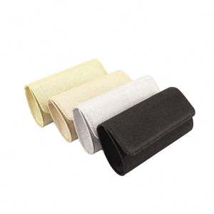 Bolso de mano de satén de lujo hecho a mano tipo bandolera para mujer, ideal para banquetes, fiestas y bodas formales. - Product Image 1