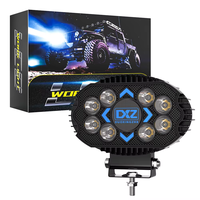 Projecteur de travail LED DXZ 5,5 pouces, étanche IP68, 2000LM 19W, faisceau spot 9-36V CC avec DRL, lampe de conduite tout-terrain