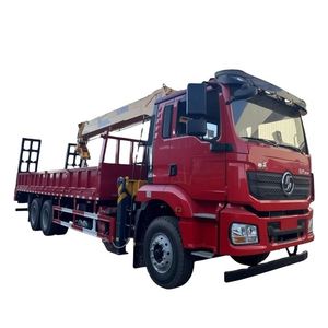 Shacman Delong 6X4 Flatbed Telescopic <b>Boom</b> Truck-Mounted Crane for Farm and Rural Hoisting Transport - Product Image 1