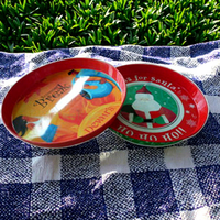 Lage Prijs Aangepaste Logo Fruit Blik Dienblad