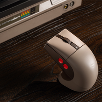 Mouse Óptico Inalámbrico para Juegos 8BitDo Retro R8, Versión con Efecto Hall, 2.4G/Con Cable, 3 Modos, Compatible con Windows PC