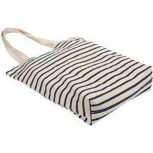 Custom Printed Logo Recycle <b>Plain</b> Organic Cotton Medium Tote Bag Bulk Reusable <b>Canvas</b> Shopping Bag Letter Pattern - Product Image 2