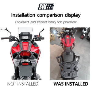 Portaequipajes Trasero de Aleación de Aluminio para Motocicletas <span class=keywords><strong>Honda</strong></span> <span class=keywords><strong>NC750X</strong></span> Modelos 2021-2026, Portaequipajes Trasero Integrado con Alta Capacidad de Carga - Product Image 4