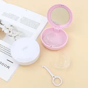 New Dental Retainer Box Dental Packaging Box Colorful Teeth Orthodontic Case Dental Retainer Product