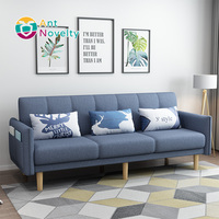 AntNovelty Modernes Stoff-Klappsofa mit Stauraum für Wohnzimmer & Schlafzimmer