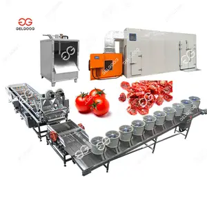 Kurutulmuş meyveler ve sebze kuru biber üretim hattı acı kırmızı biber işleme ve kurutma makinesi