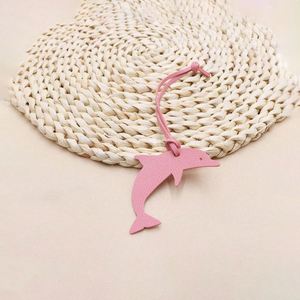 Trendy Dolphin Pendant Pu Leather Sea Marine Animal <b>Keyring</b> <b>Cute</b> Cartoon Bag Charm - Product Image 4