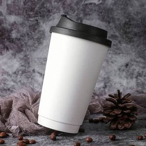 Gobelets en papier jetables écologiques et élégants, conteneurs personnalisés avec revêtement PE imperméable, gobelets en papier à double paroi avec logo en feuille d'or gaufrée - Product Image 2