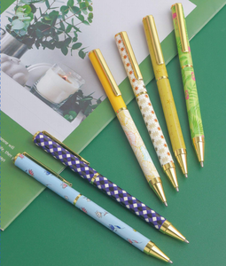 Penna a sfera in metallo con design personalizzato stampa a trasferimento termico a colori penna a sfera in metallo con logo personalizzato - Product Image 1