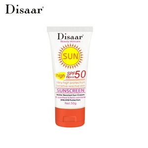 Disaar SPF 50 <span class=keywords><strong>Haute</strong></span> <span class=keywords><strong>Protection</strong></span> résistant à l'eau blanchissant crème <span class=keywords><strong>solaire</strong></span> avec tubes d'emballage - Product Image 3