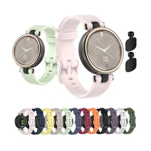 Nouvel arrivage : Bracelet de montre étanche en silicone pour <span class=keywords><strong>Garmin</strong></span> <span class=keywords><strong>Lily</strong></span> Smart Watch, disponible en orange, blanc et rose - Product Image 2