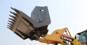 แบรนด์ที่มีชื่อเสียง FL955K 5.2ton รถตักล้อยางด้านข้างรถตักพร้อมอะไหล่สําหรับขาย - Product Image 3