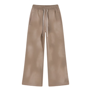 Custom acid wash wide leg <b>sweatpants</b> for fashion brands <b>oversized</b> pants heavyweight pants low MOQ wholesale - Product Image 1