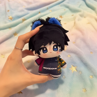 3 modèles de figurines de dessins animés d'anime japonais, porte-clés en peluche douce, Giyu Tomioka Akaza Iguro Obanai, pendentif de poupée, breloques pour sac