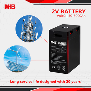 แบตเตอรี่โซลาร์แบบตะกั่วกรดควบคุมแรงดัน VRLA รุ่น Mhb ML 2000-2 Storage Energy Gfm 2000 ขนาด 2V 2000ah สำหรับสถานีไฟฟ้า - Product Image 3