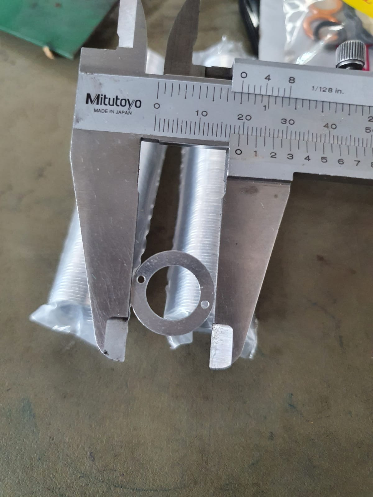 common rail injector 2 holes aluminum gasket 093245-0040 diesel injector pump washer shim 093245-0040 19*12*1MM 0932450040